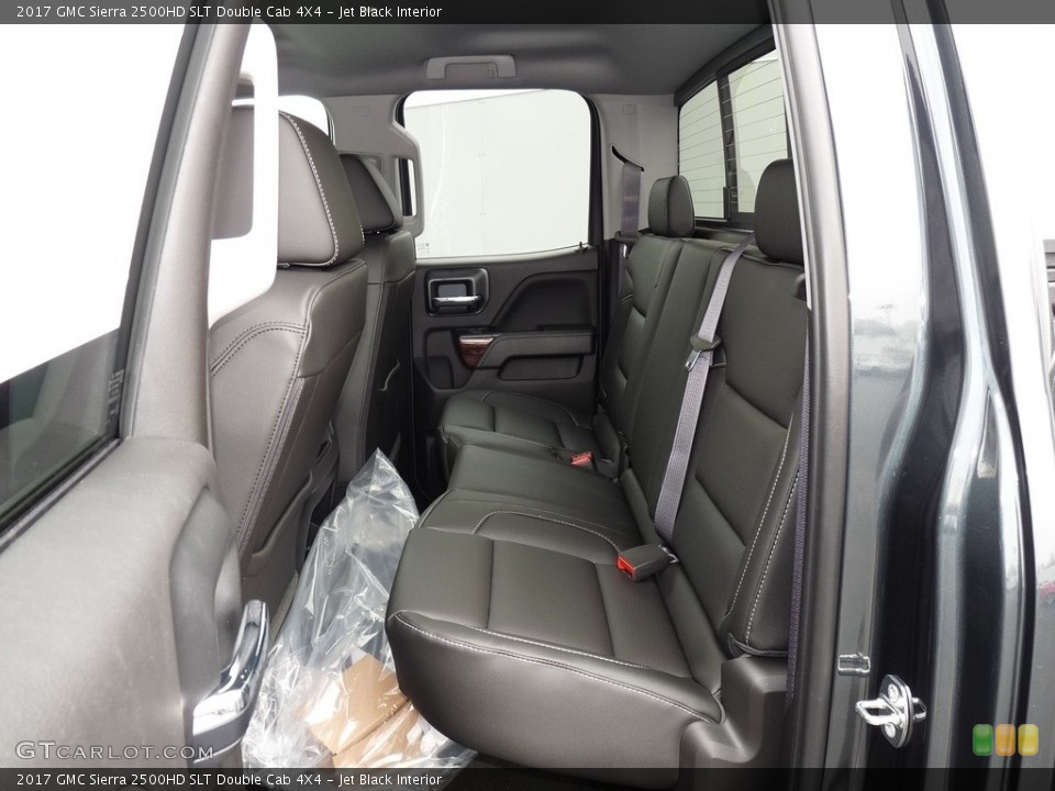 Jet Black Interior Rear Seat for the 2017 GMC Sierra 2500HD SLT Double Cab 4X4 #118851623