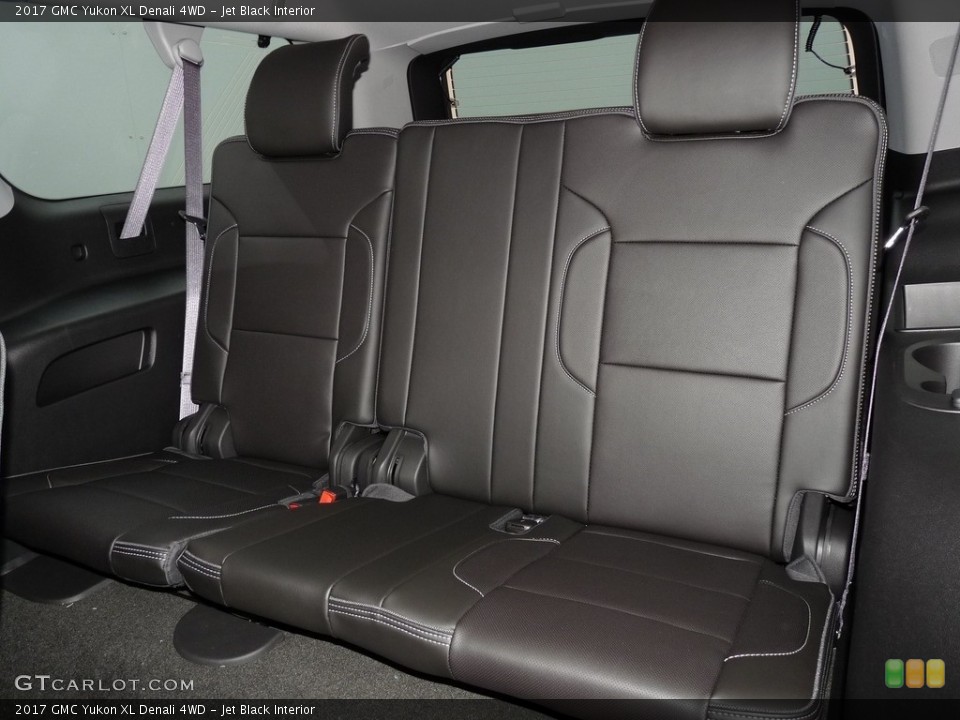 Jet Black Interior Rear Seat for the 2017 GMC Yukon XL Denali 4WD #118851971