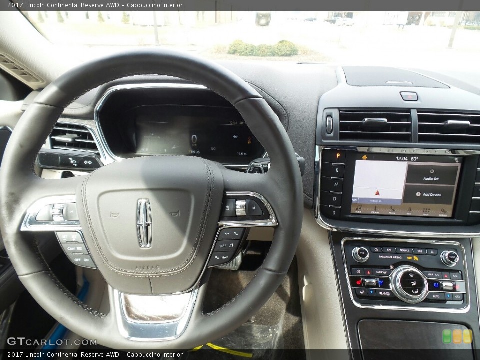 Cappuccino Interior Dashboard for the 2017 Lincoln Continental Reserve AWD #118852007