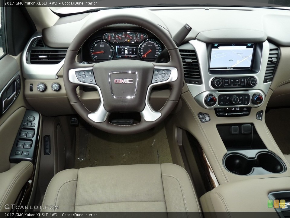Cocoa/Dune Interior Dashboard for the 2017 GMC Yukon XL SLT 4WD #118852553