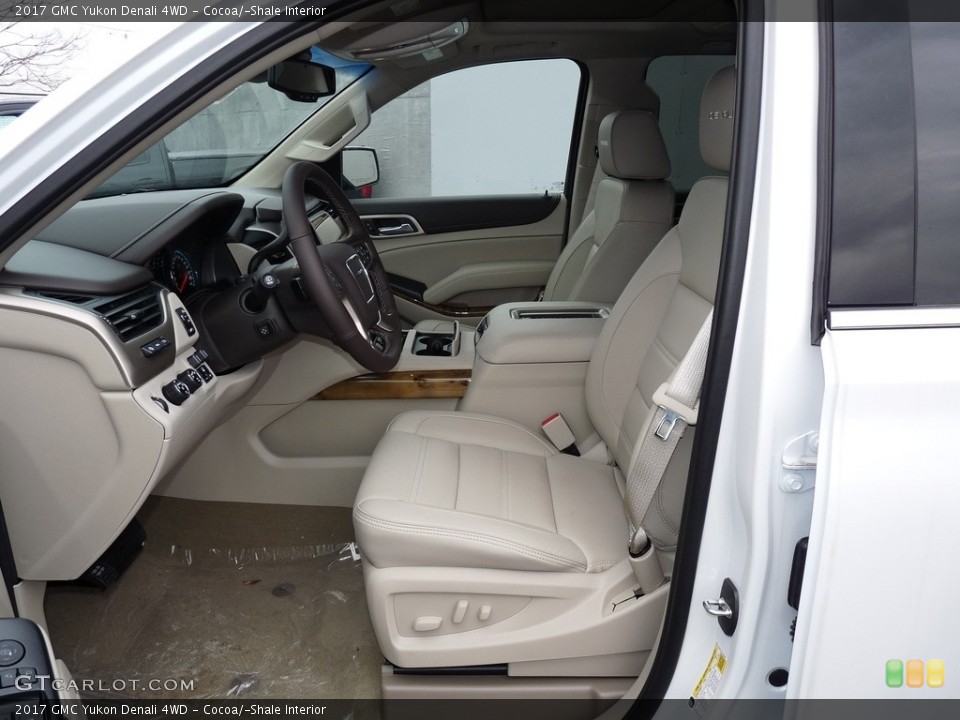 Cocoa/­Shale Interior Front Seat for the 2017 GMC Yukon Denali 4WD #118853076