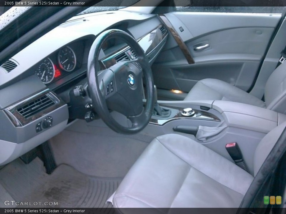 Grey 2005 BMW 5 Series Interiors