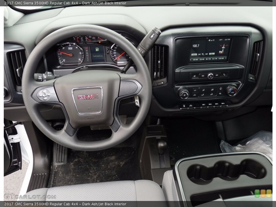Dark Ash/Jet Black Interior Dashboard for the 2017 GMC Sierra 3500HD Regular Cab 4x4 #118856492