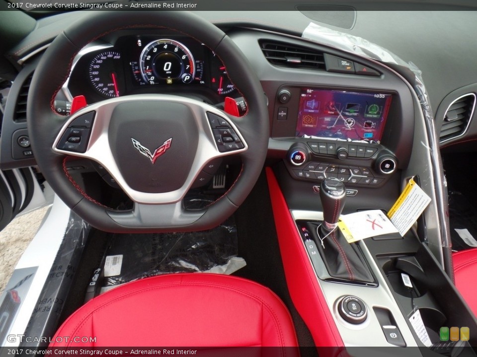Adrenaline Red Interior Dashboard for the 2017 Chevrolet Corvette Stingray Coupe #118856561