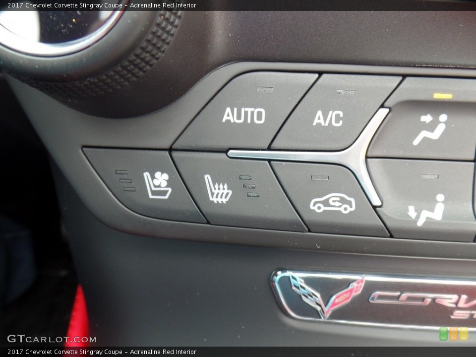 Adrenaline Red Interior Controls for the 2017 Chevrolet Corvette Stingray Coupe #118856897