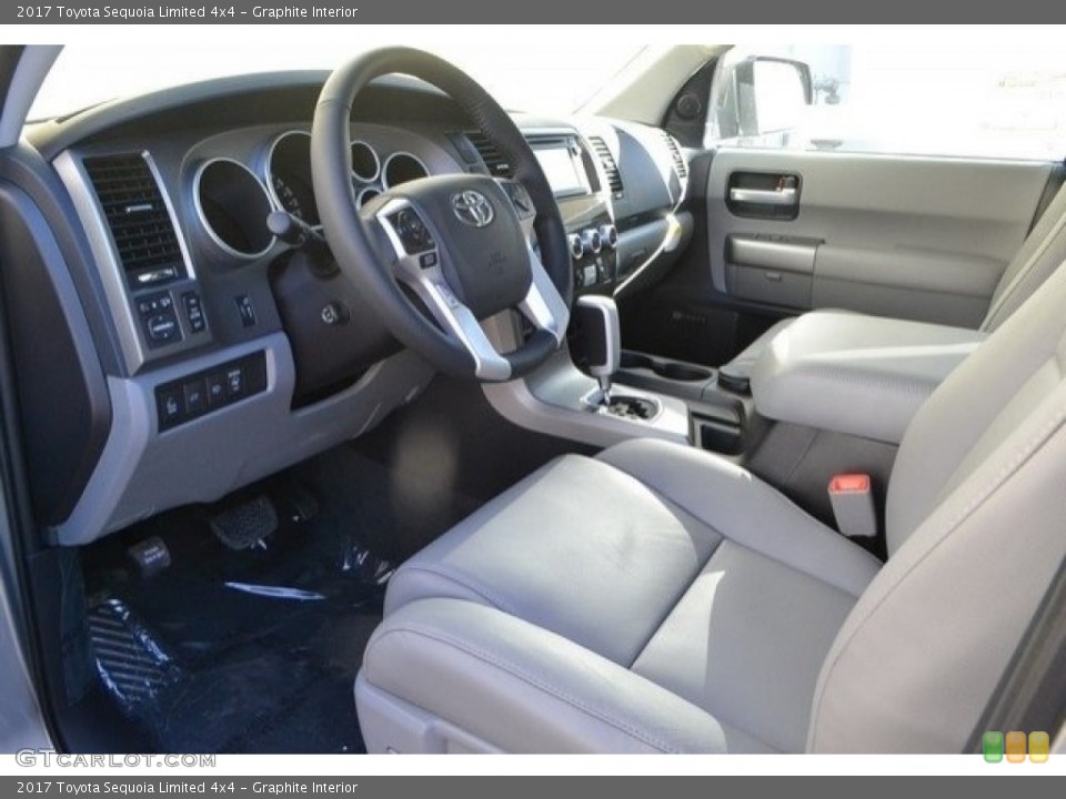 Graphite Interior Photo for the 2017 Toyota Sequoia Limited 4x4 #118856924