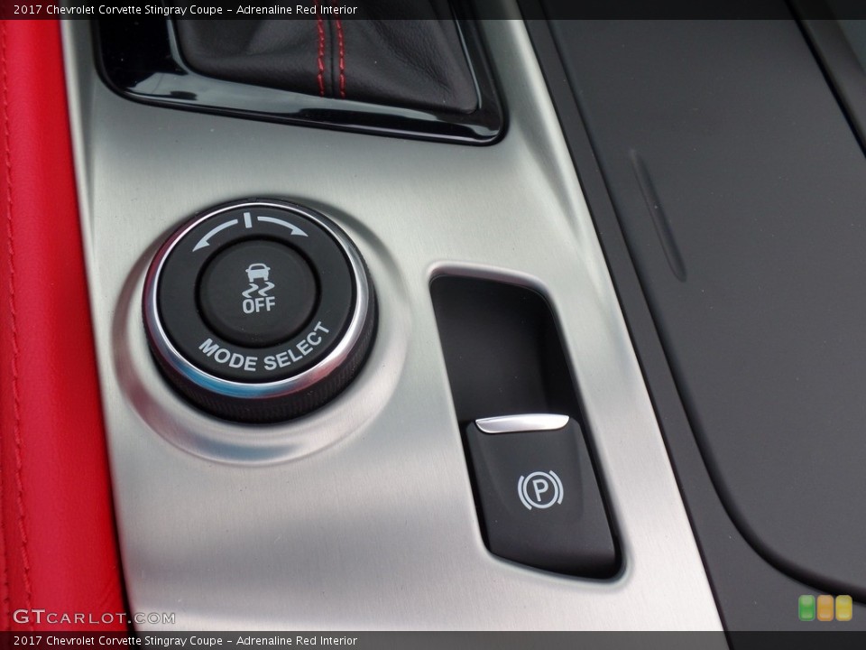 Adrenaline Red Interior Controls for the 2017 Chevrolet Corvette Stingray Coupe #118856972