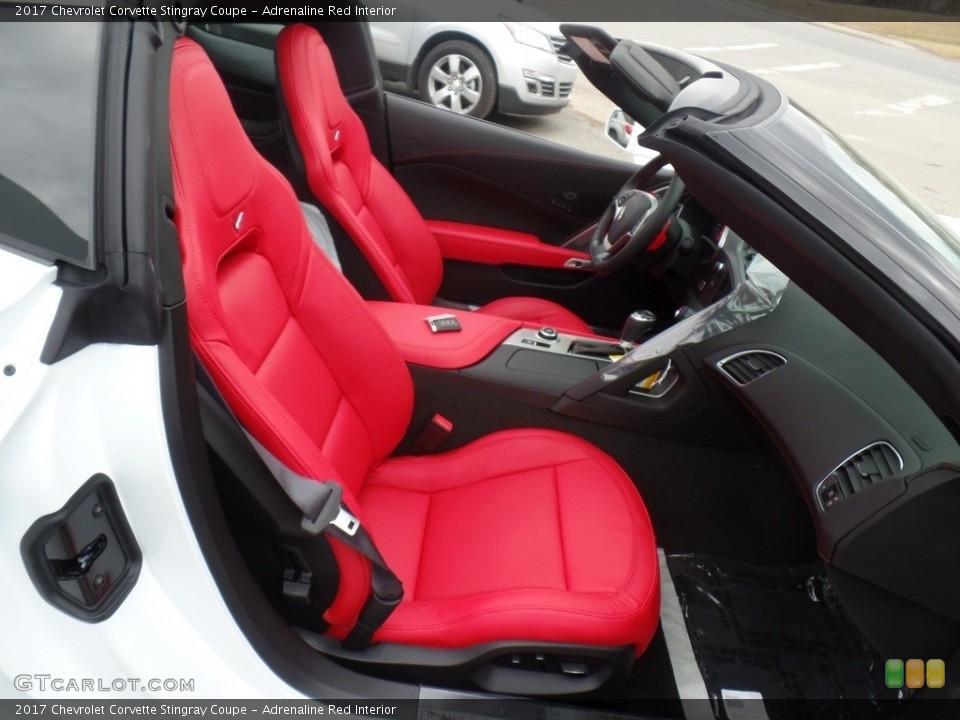 Adrenaline Red Interior Front Seat for the 2017 Chevrolet Corvette Stingray Coupe #118857107