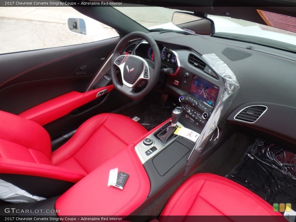 Adrenaline Red Interior Dashboard for the 2017 Chevrolet Corvette Stingray Coupe #118857133