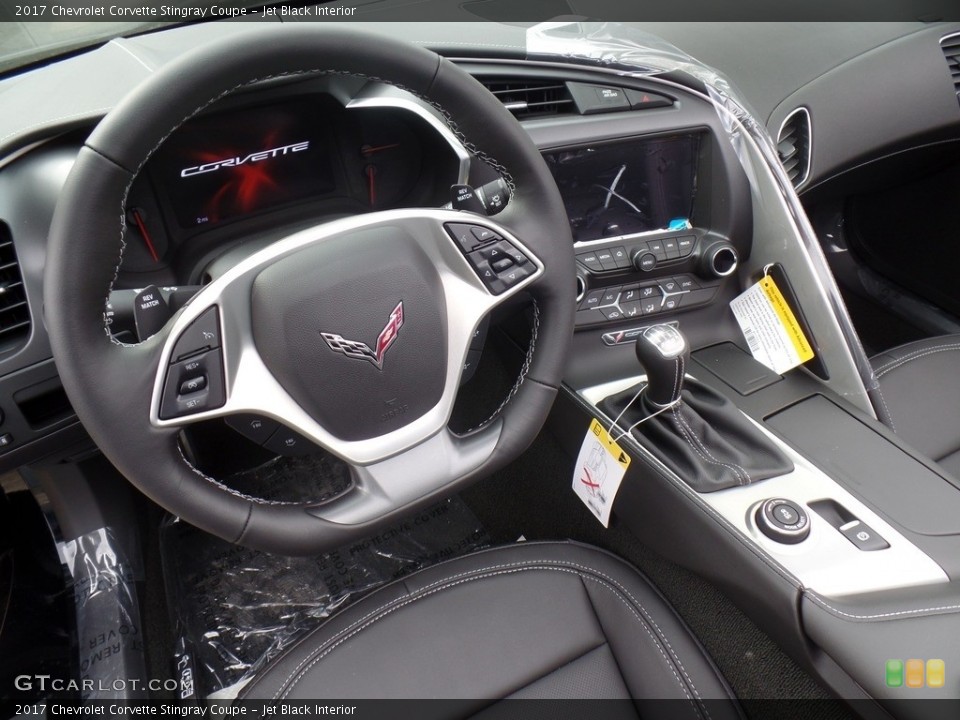 Jet Black Interior Photo for the 2017 Chevrolet Corvette Stingray Coupe #118857731