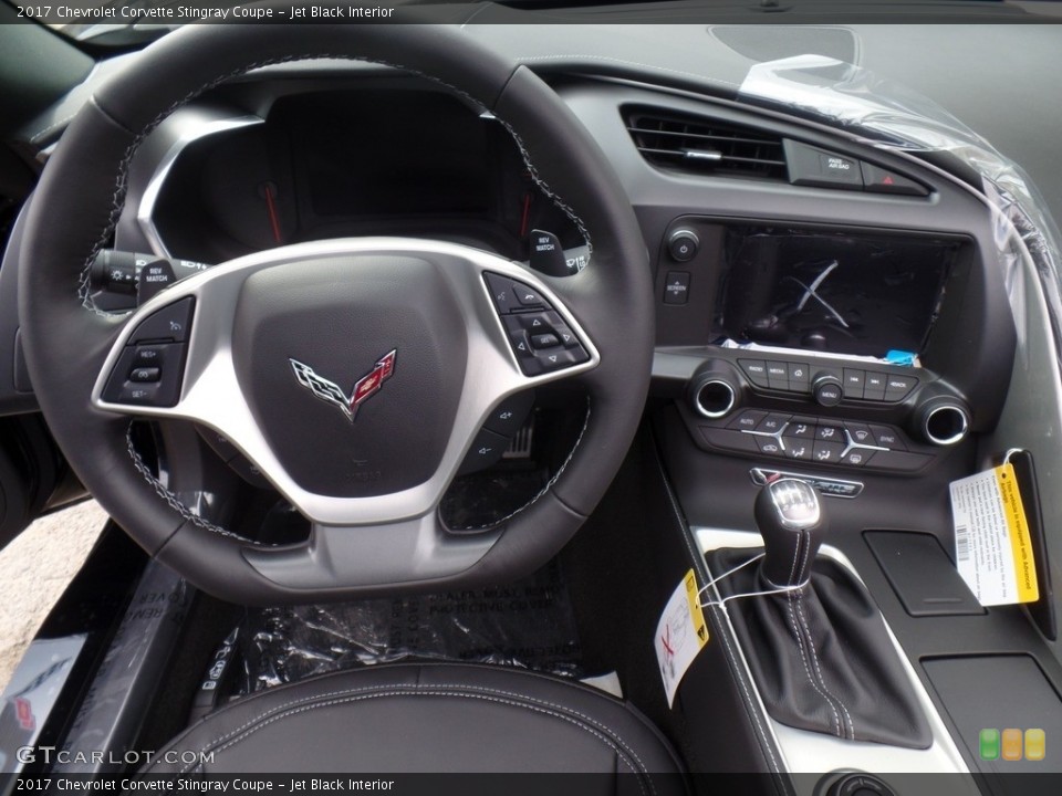 Jet Black Interior Controls for the 2017 Chevrolet Corvette Stingray Coupe #118857752