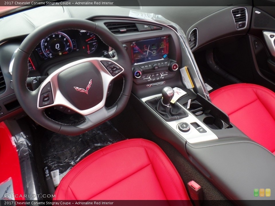 Adrenaline Red Interior Photo for the 2017 Chevrolet Corvette Stingray Coupe #118858726
