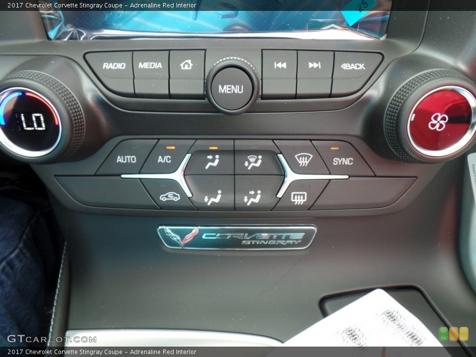 Adrenaline Red Interior Controls for the 2017 Chevrolet Corvette Stingray Coupe #118858994