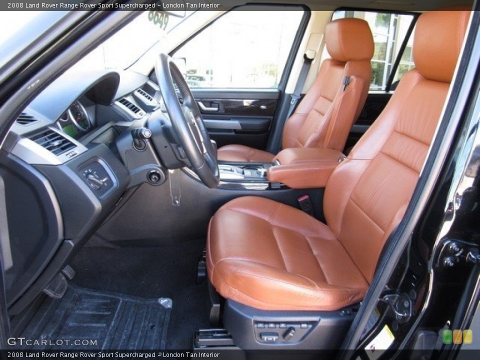London Tan 2008 Land Rover Range Rover Sport Interiors