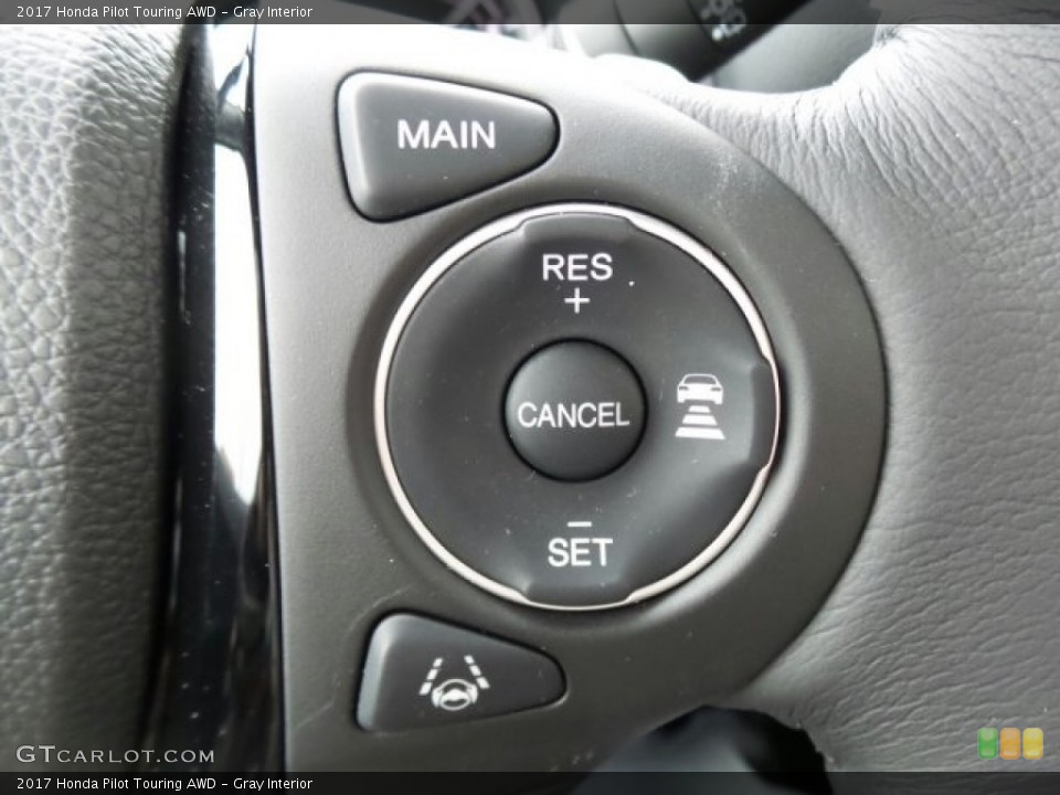 Gray Interior Controls for the 2017 Honda Pilot Touring AWD #118861463