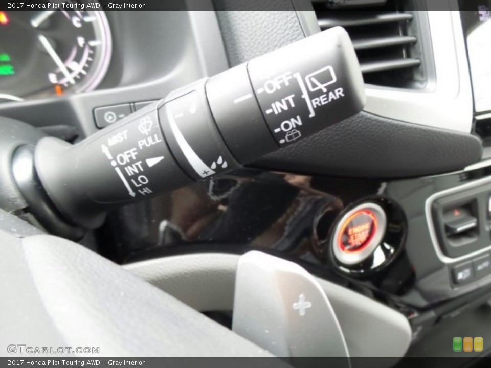 Gray Interior Controls for the 2017 Honda Pilot Touring AWD #118861502