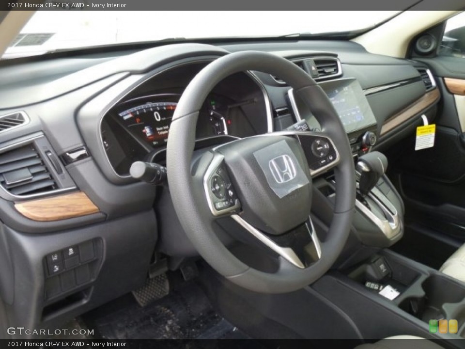 Ivory Interior Dashboard for the 2017 Honda CR-V EX AWD #118863167