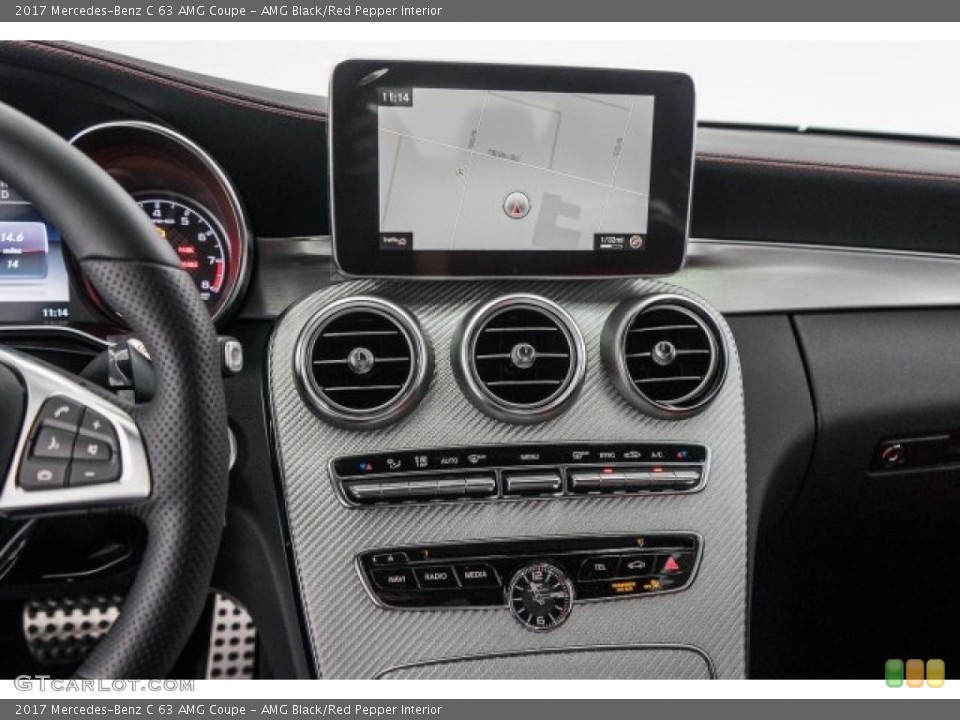 AMG Black/Red Pepper Interior Controls for the 2017 Mercedes-Benz C 63 AMG Coupe #118863266