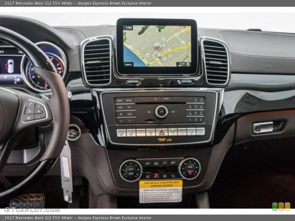 designo Espresso Brown Exclusive Interior Controls for the 2017 Mercedes-Benz GLS 550 4Matic #118863650