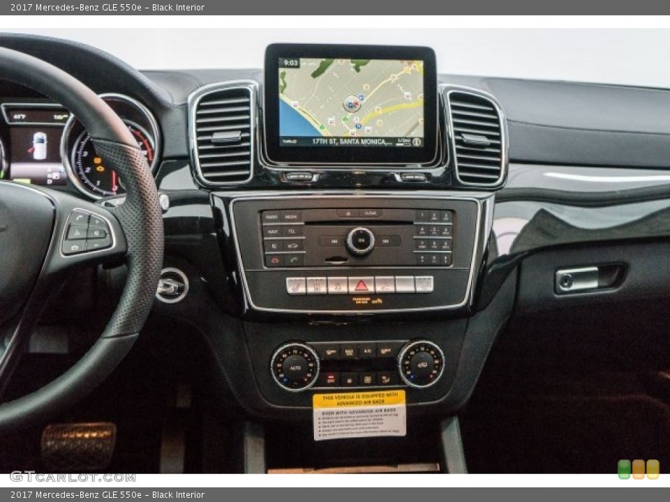 Black Interior Controls for the 2017 Mercedes-Benz GLE 550e #118863827