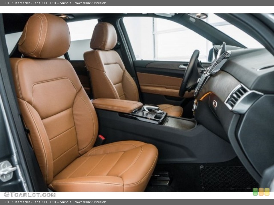 Saddle Brown/Black Interior Photo for the 2017 Mercedes-Benz GLE 350 #118863950