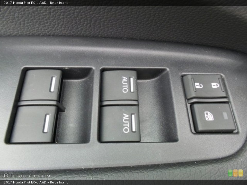 Beige Interior Controls for the 2017 Honda Pilot EX-L AWD #118864592
