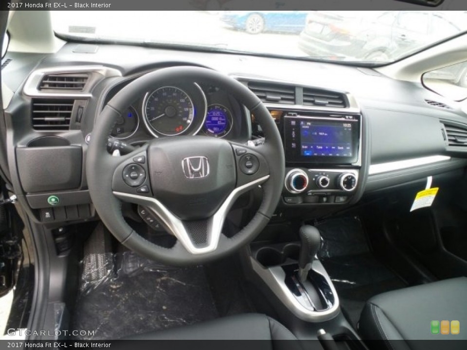 Black Interior Dashboard for the 2017 Honda Fit EX-L #118865273
