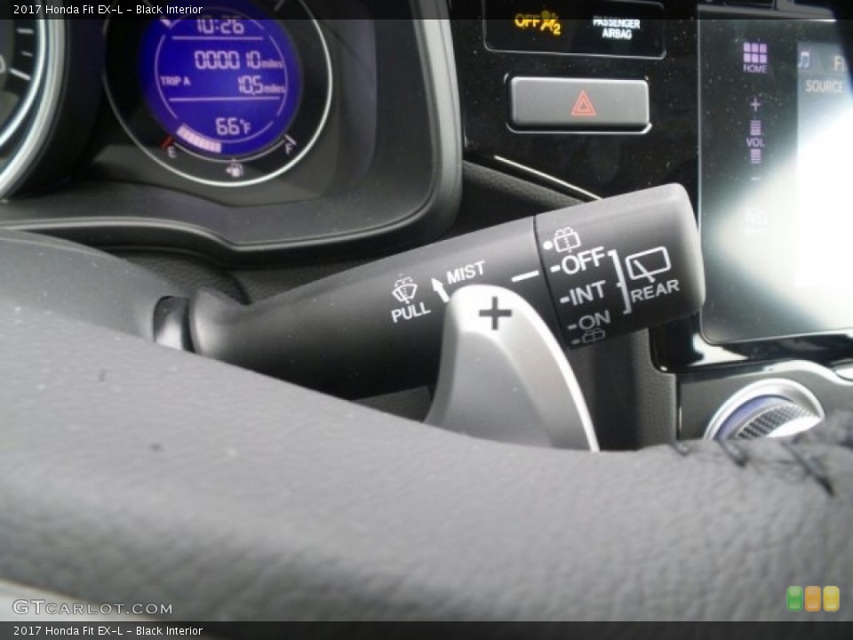 Black Interior Controls for the 2017 Honda Fit EX-L #118865336