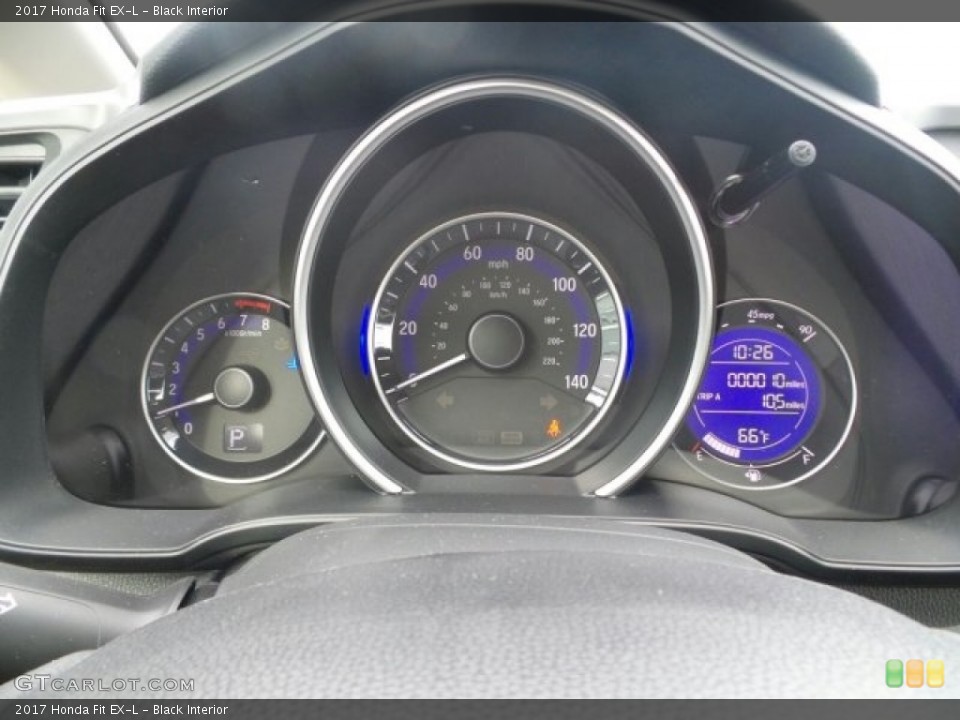 Black Interior Gauges for the 2017 Honda Fit EX-L #118865351