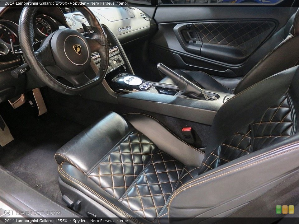 Nero Perseus Interior Photo for the 2014 Lamborghini Gallardo LP560-4 Spyder #118866284