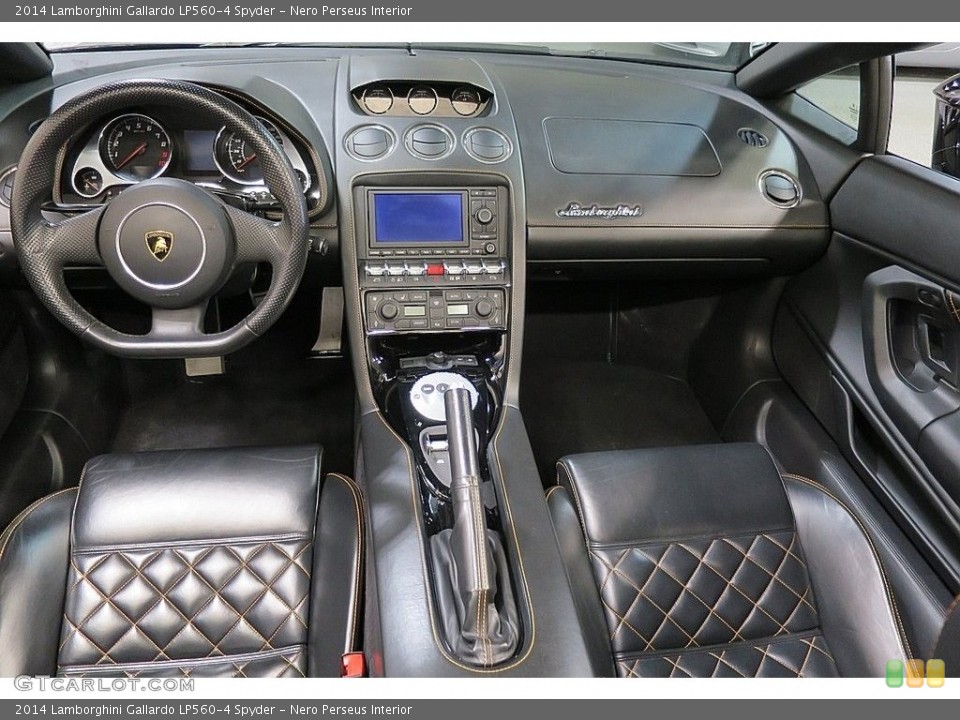 Nero Perseus Interior Controls for the 2014 Lamborghini Gallardo LP560-4 Spyder #118866335