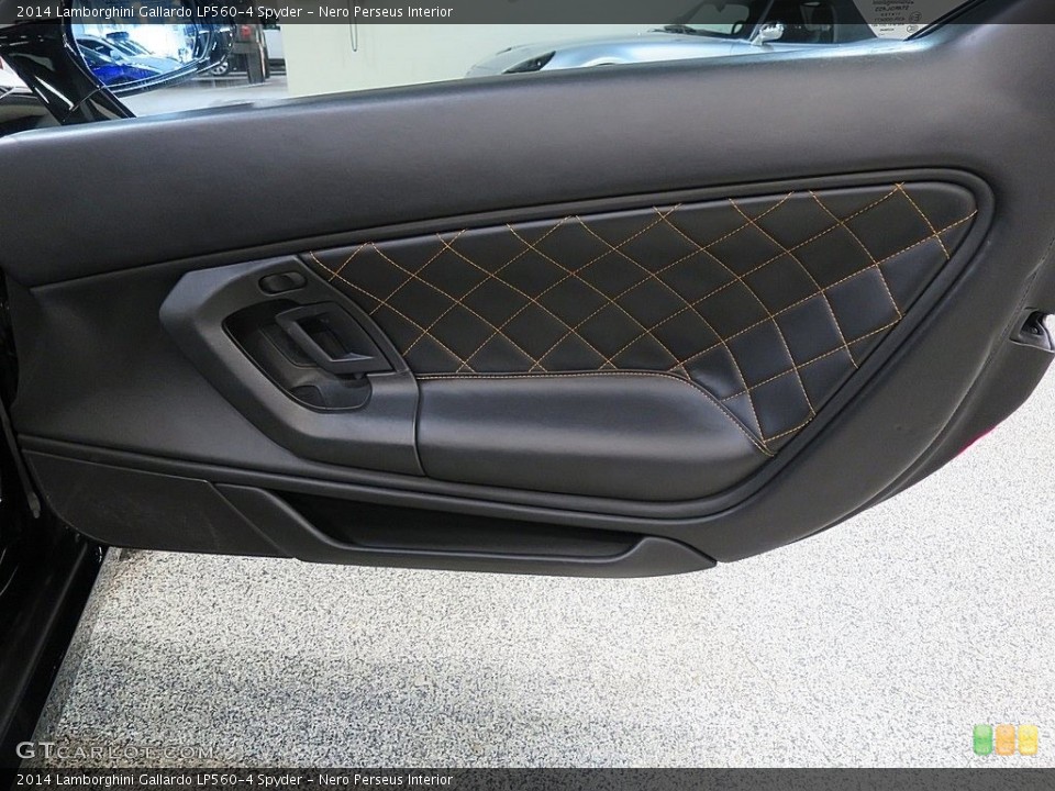 Nero Perseus Interior Door Panel for the 2014 Lamborghini Gallardo LP560-4 Spyder #118866371
