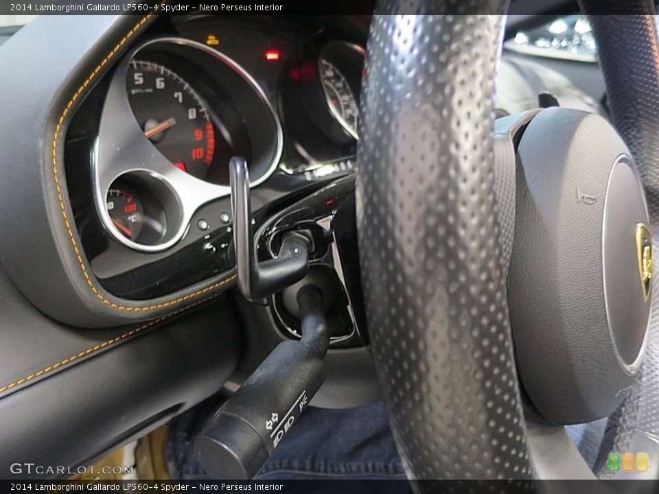 Nero Perseus Interior Controls for the 2014 Lamborghini Gallardo LP560-4 Spyder #118866392