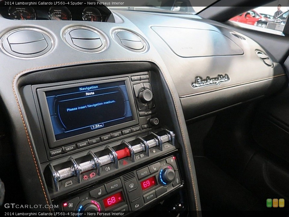 Nero Perseus Interior Controls for the 2014 Lamborghini Gallardo LP560-4 Spyder #118866437