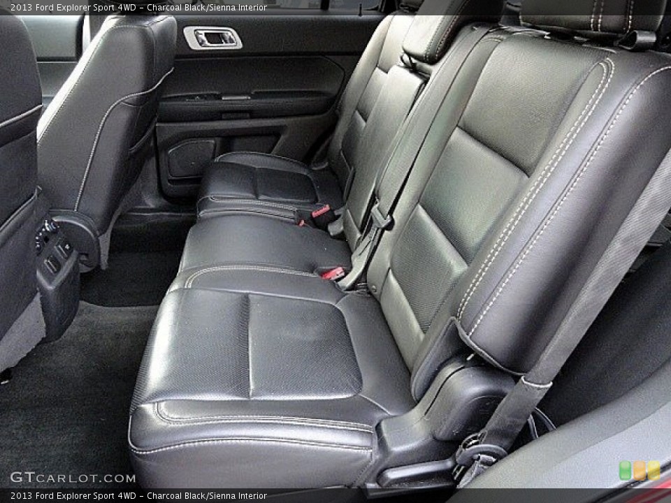 Charcoal Black/Sienna Interior Rear Seat for the 2013 Ford Explorer Sport 4WD #118870883