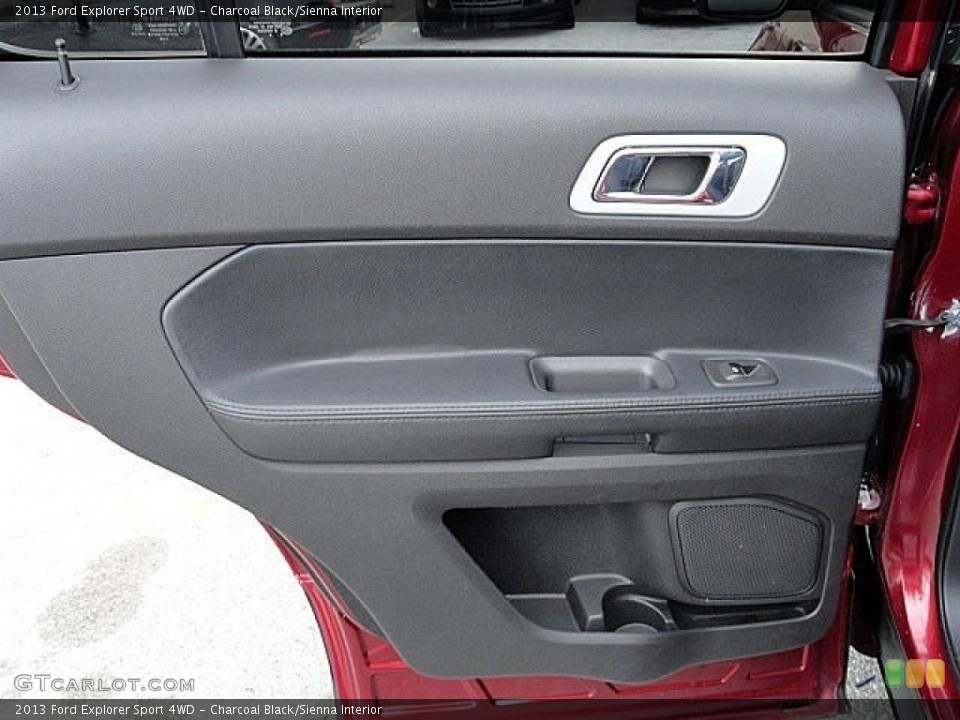 Charcoal Black/Sienna Interior Door Panel for the 2013 Ford Explorer Sport 4WD #118870898