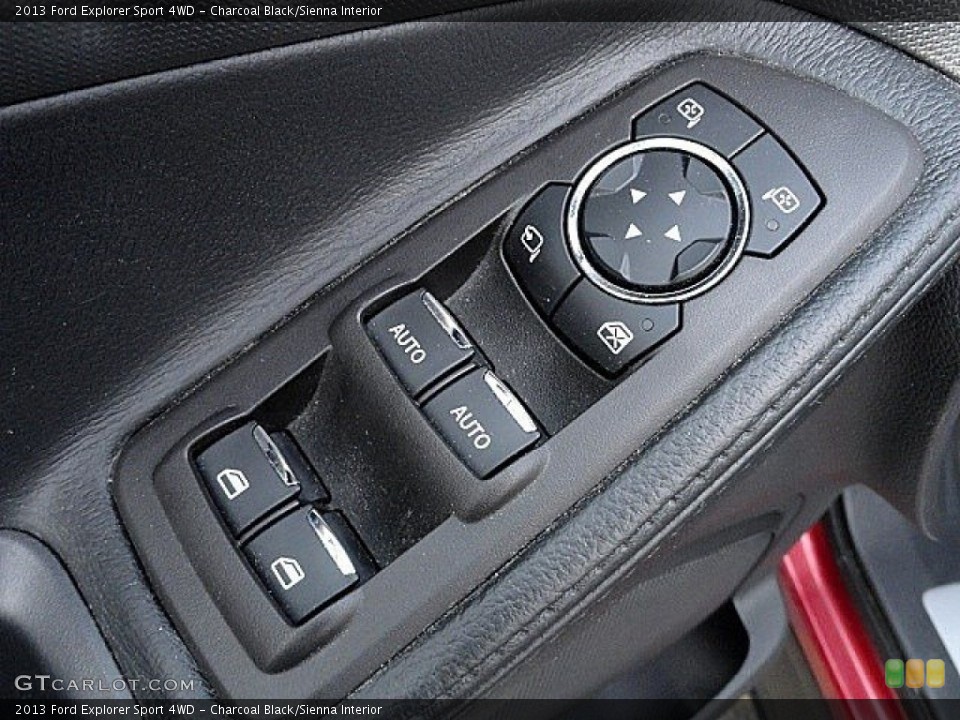 Charcoal Black/Sienna Interior Controls for the 2013 Ford Explorer Sport 4WD #118870910