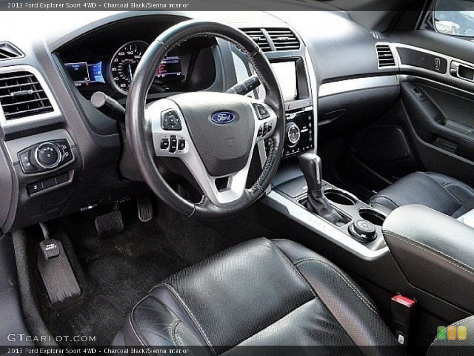 Charcoal Black/Sienna Interior Photo for the 2013 Ford Explorer Sport 4WD #118870943