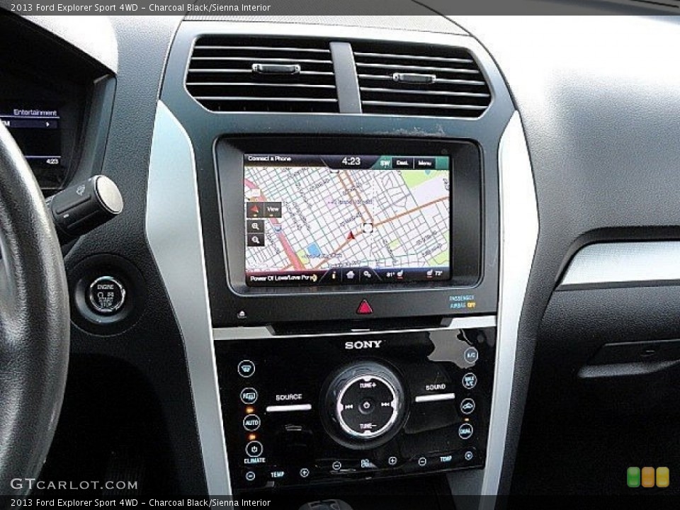 Charcoal Black/Sienna Interior Navigation for the 2013 Ford Explorer Sport 4WD #118870964