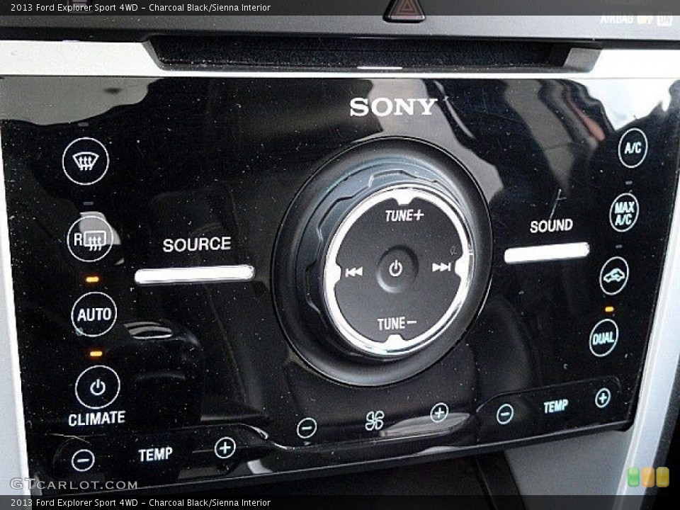Charcoal Black/Sienna Interior Controls for the 2013 Ford Explorer Sport 4WD #118870970
