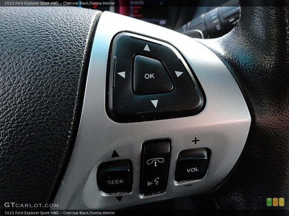 Charcoal Black/Sienna Interior Controls for the 2013 Ford Explorer Sport 4WD #118871006