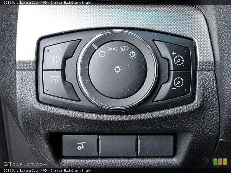 Charcoal Black/Sienna Interior Controls for the 2013 Ford Explorer Sport 4WD #118871018