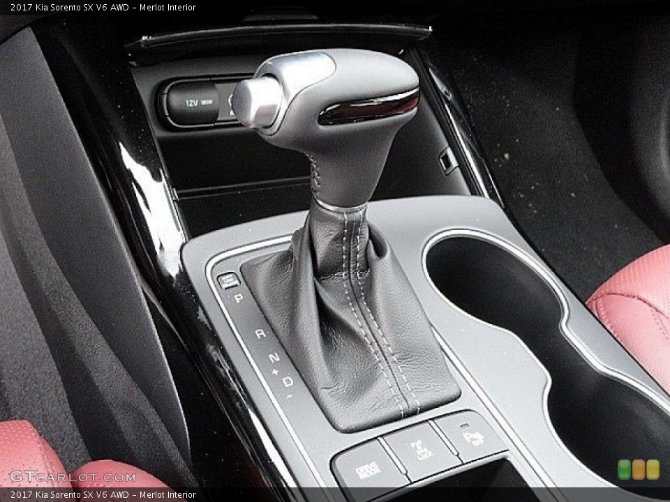 Merlot Interior Transmission for the 2017 Kia Sorento SX V6 AWD #118871552