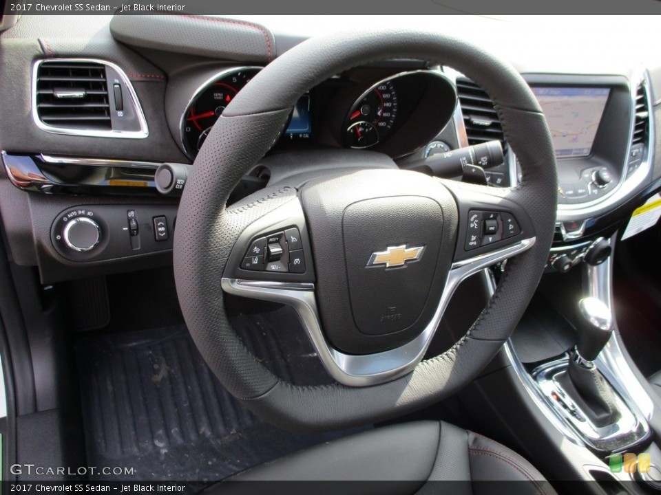 Jet Black Interior Steering Wheel for the 2017 Chevrolet SS Sedan #118871855