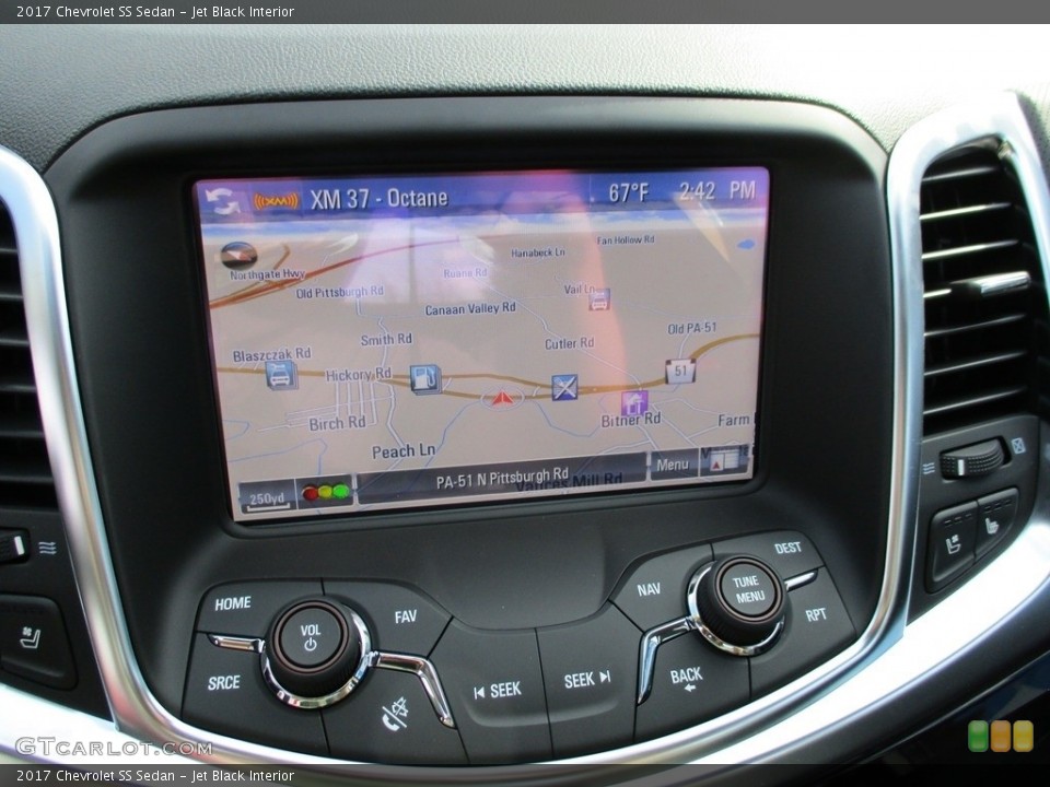 Jet Black Interior Navigation for the 2017 Chevrolet SS Sedan #118871867
