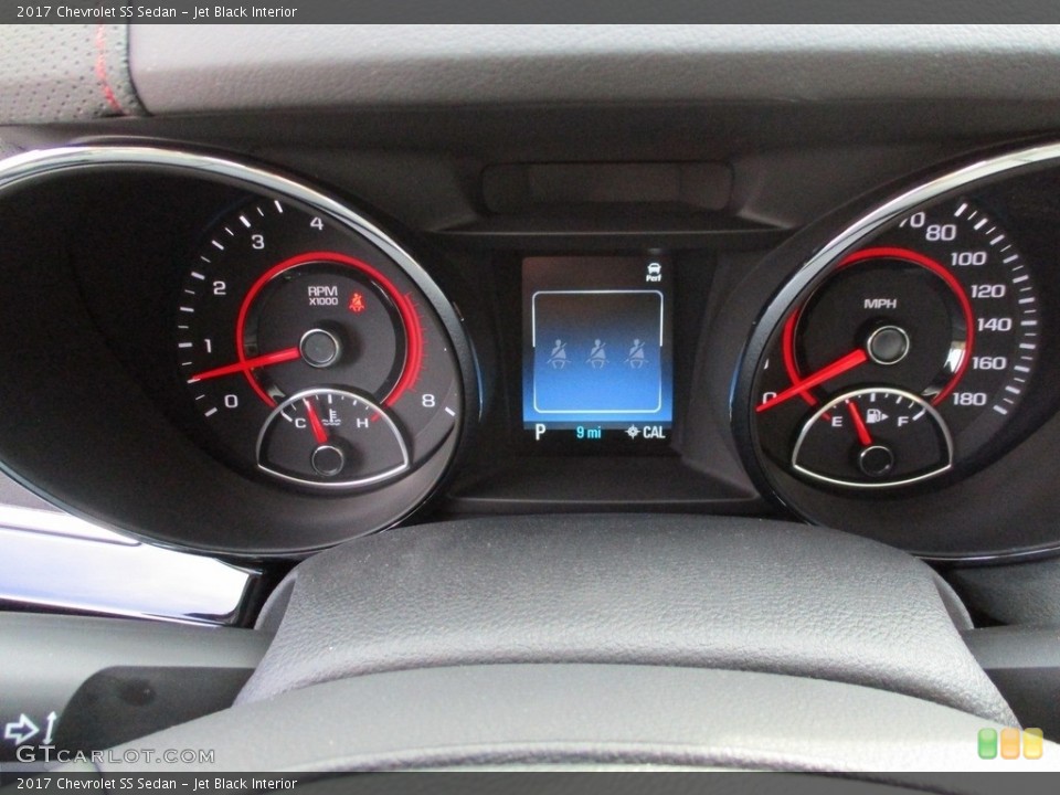 Jet Black Interior Gauges for the 2017 Chevrolet SS Sedan #118871888