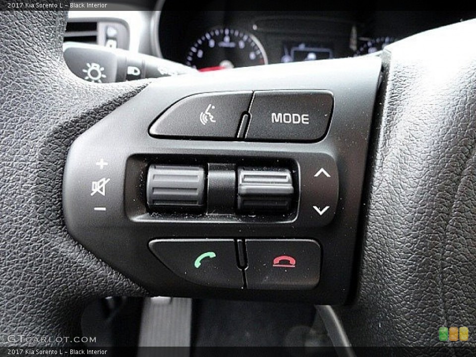 Black Interior Controls for the 2017 Kia Sorento L #118871891