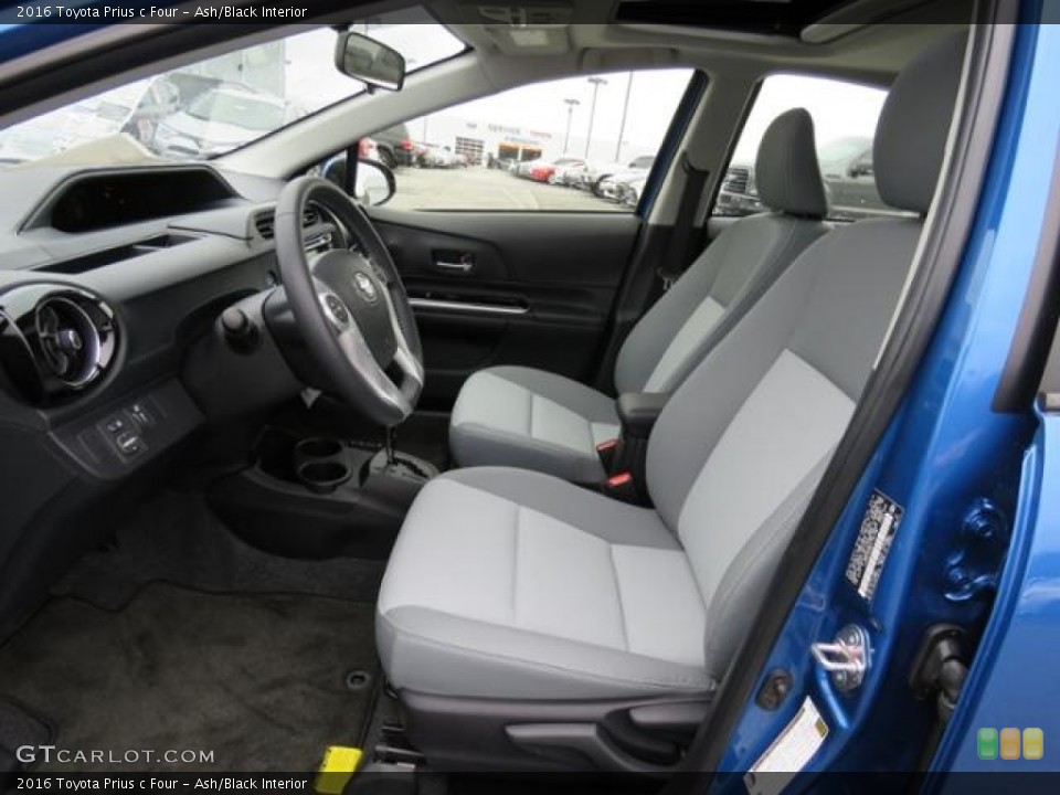 Ash/Black Interior Photo for the 2016 Toyota Prius c Four #118878847