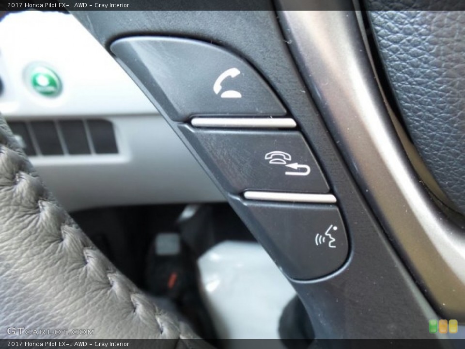 Gray Interior Controls for the 2017 Honda Pilot EX-L AWD #118878892