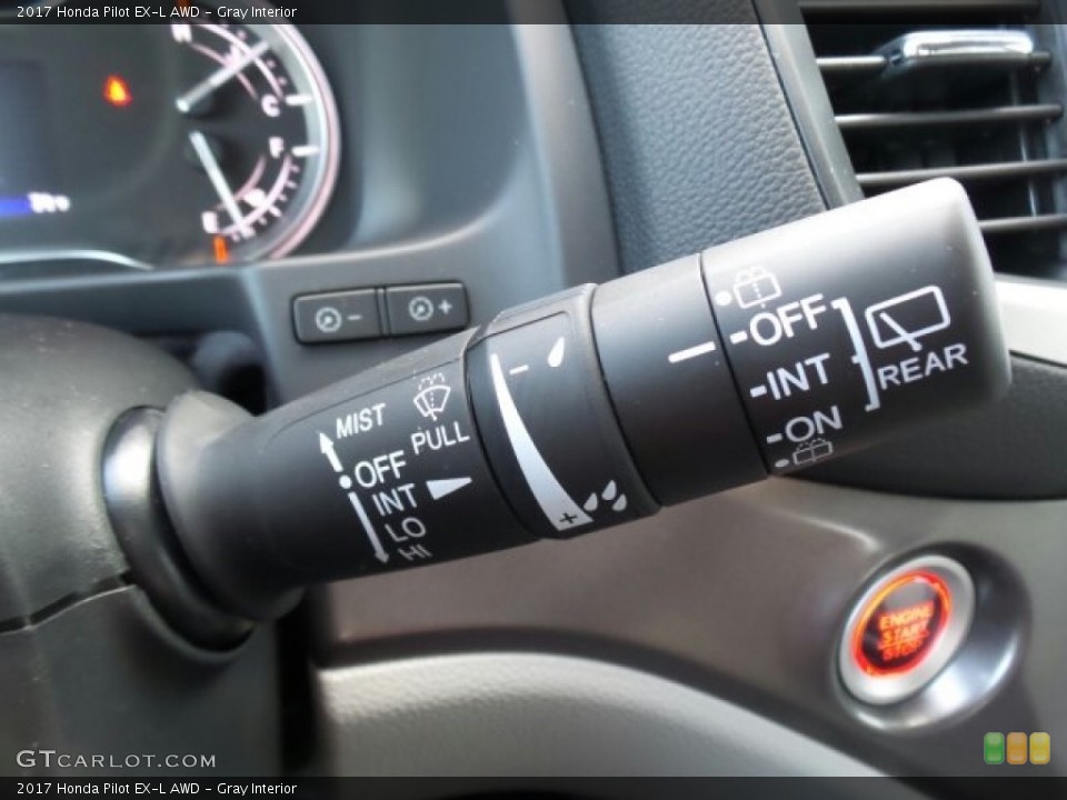 Gray Interior Controls for the 2017 Honda Pilot EX-L AWD #118878970
